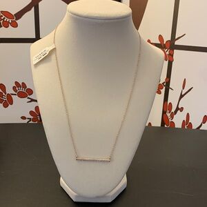 Torrid Rose Gold Bar Necklace